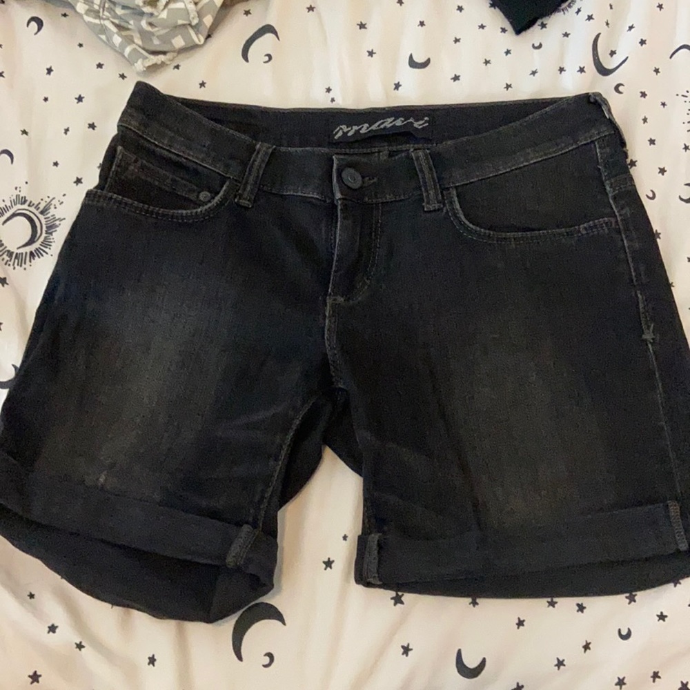 Mavi Black  Denim Jean Llana Shorts